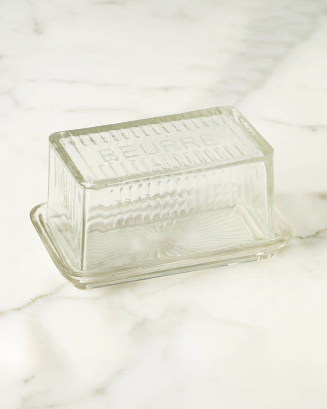 Bistro Glass Butter Dish