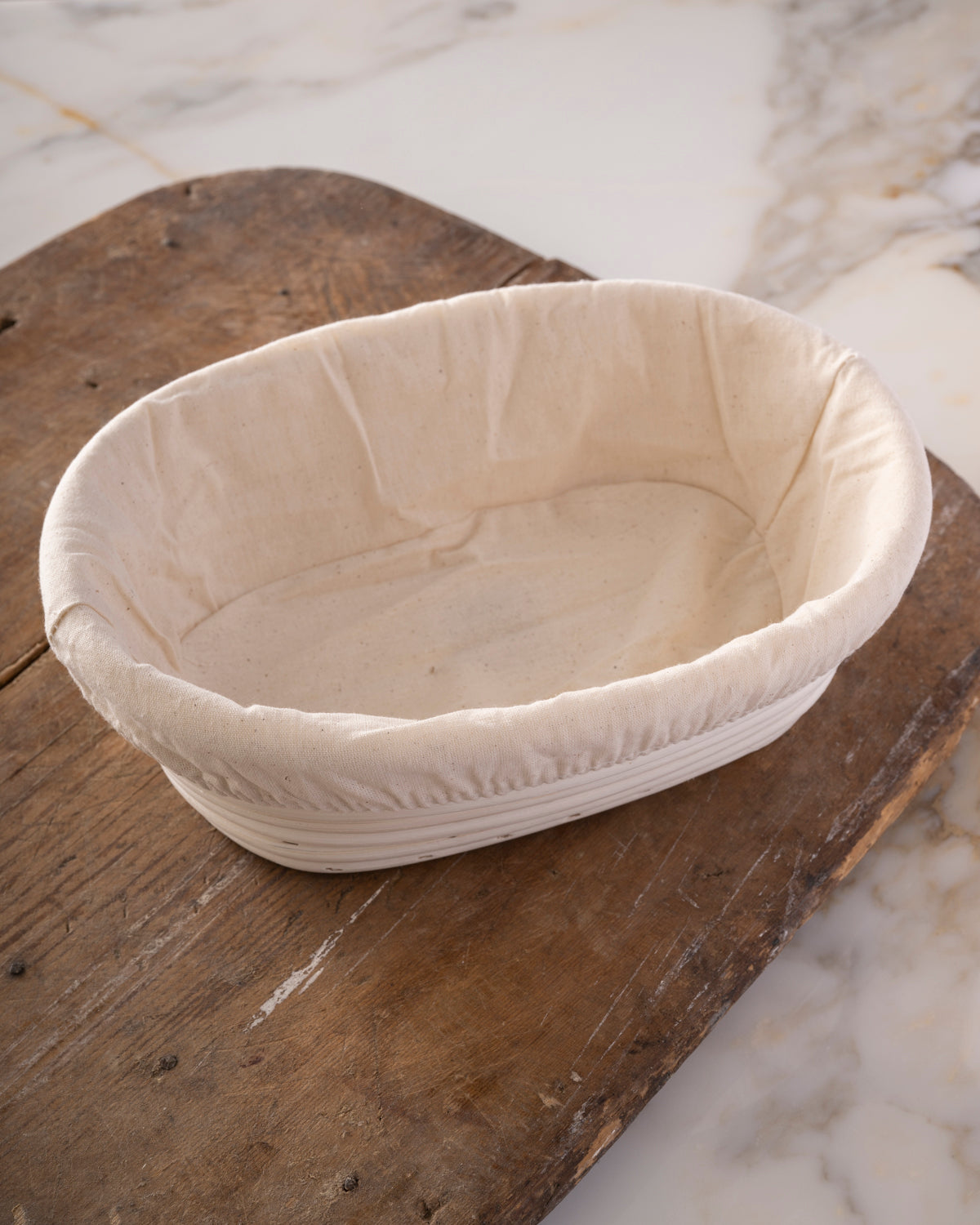 Oval Proofing Basket and Liner