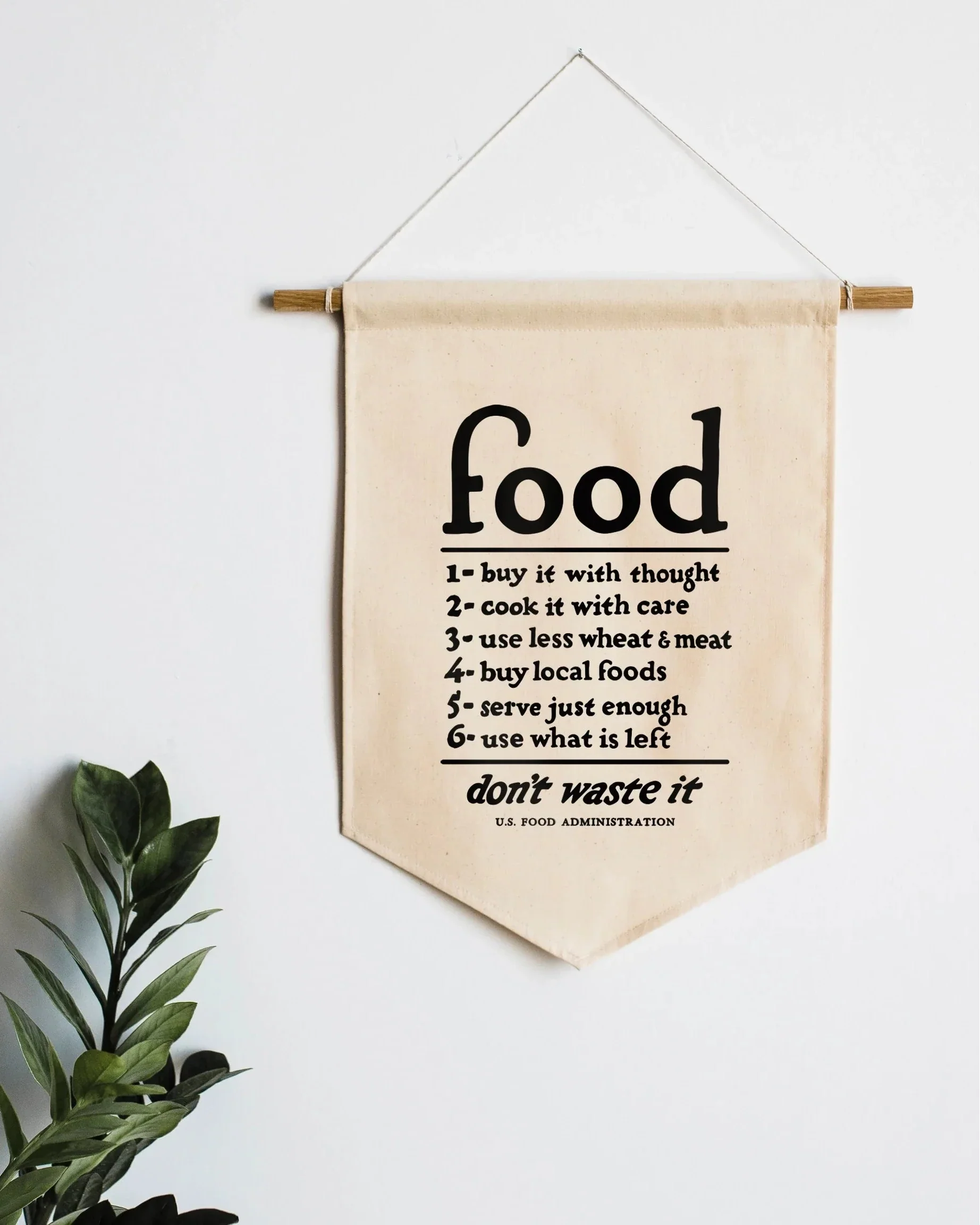Vintage Food Rules Banner
